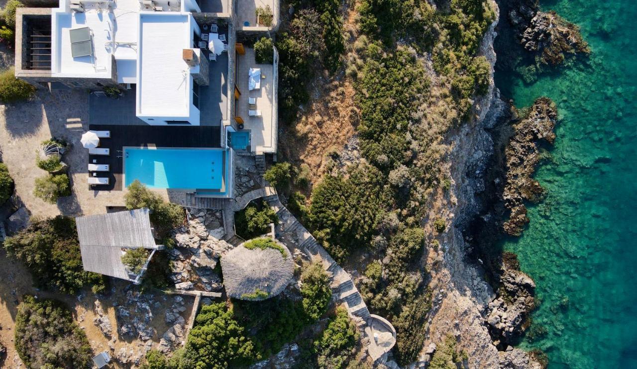 Villa Aiolos: Above The Sea, Within Agios Nikolaos Buitenkant foto