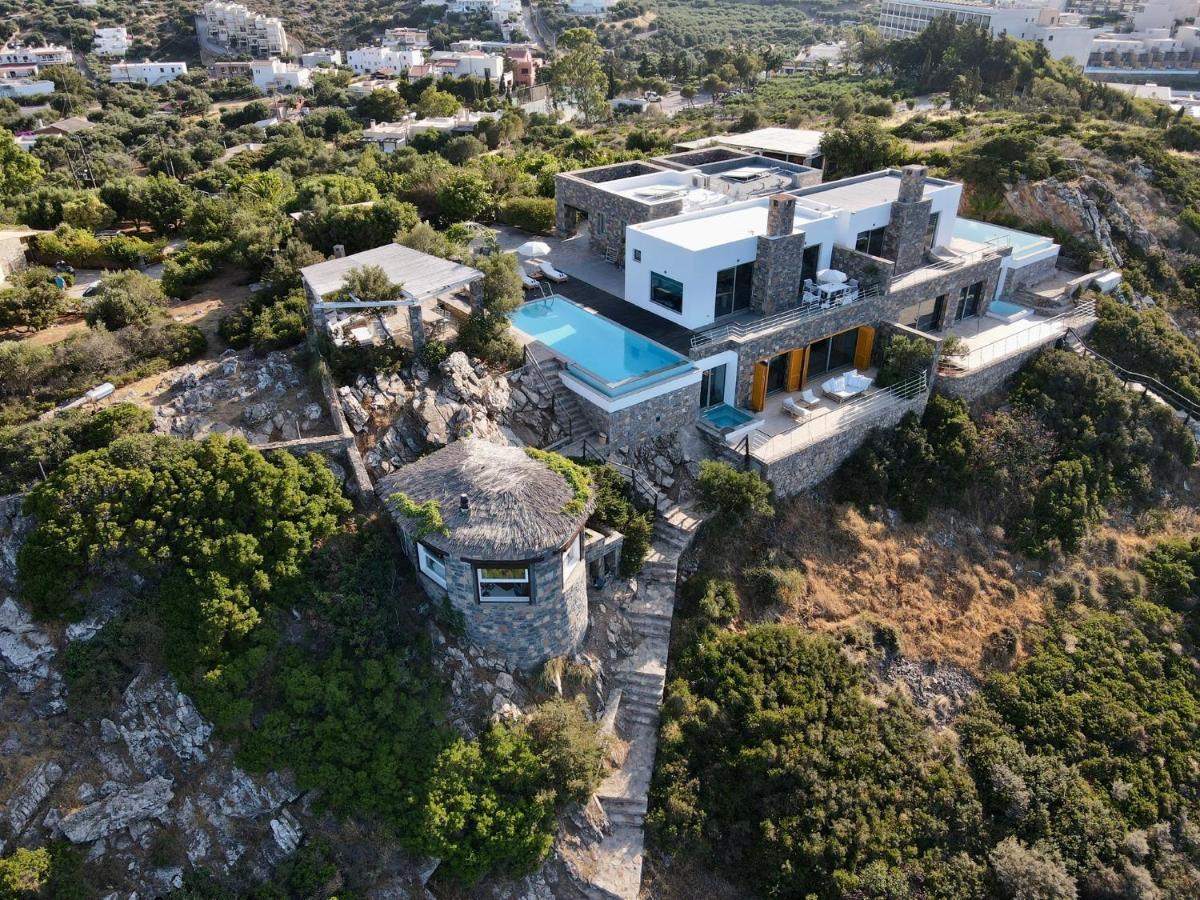 Villa Aiolos: Above The Sea, Within Agios Nikolaos Buitenkant foto
