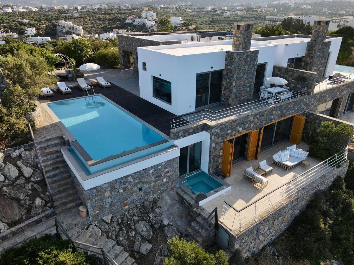 Villa Aiolos: Above The Sea, Within Agios Nikolaos Buitenkant foto