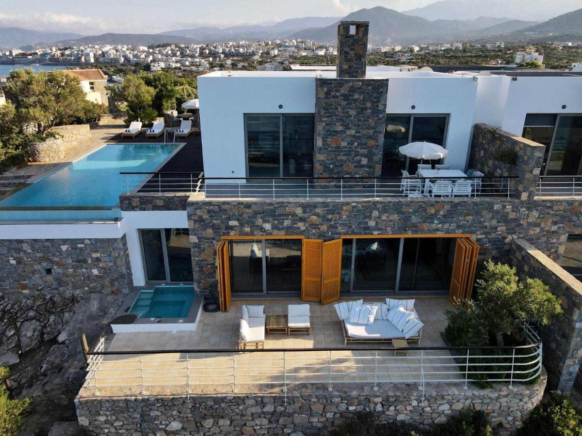 Villa Aiolos: Above The Sea, Within Agios Nikolaos Buitenkant foto
